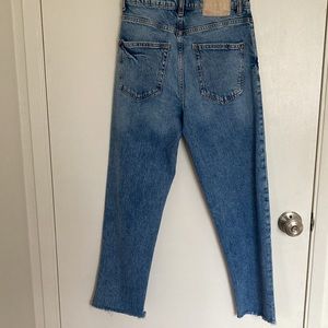 ZARA HIGH RISE JEANS